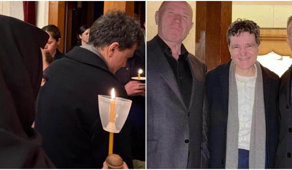 Nicușor Dan, lângă doi PSD-iști, la o mănăstire, de Prohodul Domnului. „Printre oameni, fără anunț, fără protocol”