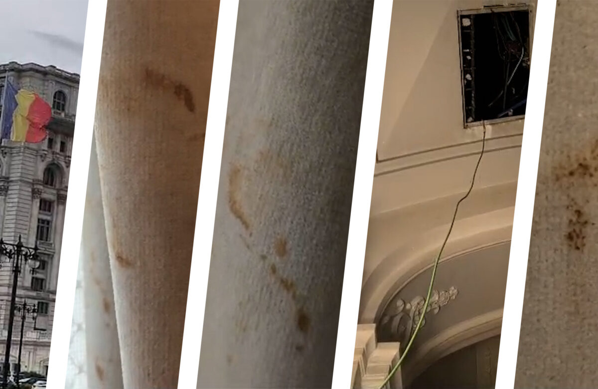 După ziduri sparte şi perdele murdare, Parlamentul recidivează