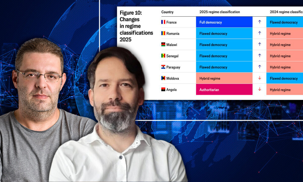 deși democrația românească se destramă pe zi ce trece, The Economist a crescut ratingul regimului de la București în indexul Democrației!
