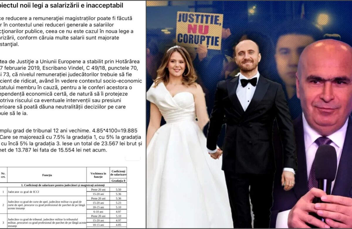 Soțul consilierei lui Bolojan, judecătorul Alin Bodnar, atacă noua Lege a salarizării. Nemulțumit că veniturile îi vor fi reduse