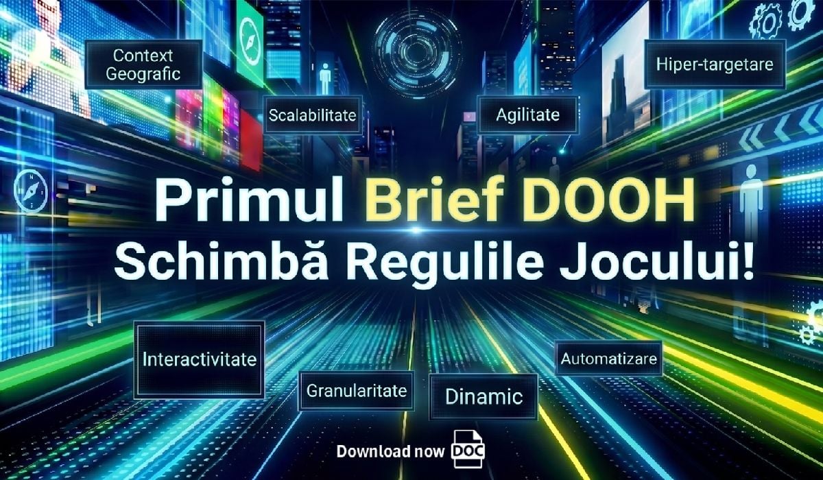 Phoenix Media lansează primul Brief DOOH din România, un instrument cu precizie chirurgicală