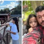 Imagini rare cu fiica lui Victor Slav și a Biancăi Drăgușanu. Sofia a împlinit 10 ani și a petrecut alături de tatăl ei