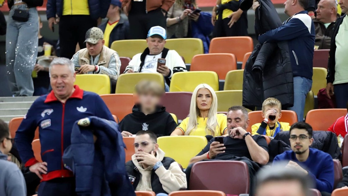 Laura Vicol a apărut la România – Suedia. Cum a fost surprinsă pe Arena Națională