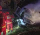 doi șoferi au murit, iar o autoutilitară încărcată cu piese auto a luat foc • Newsweek România